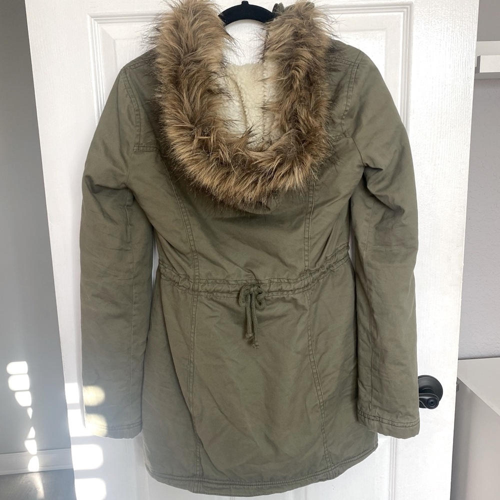 Hollister Fur Hooded Jacket